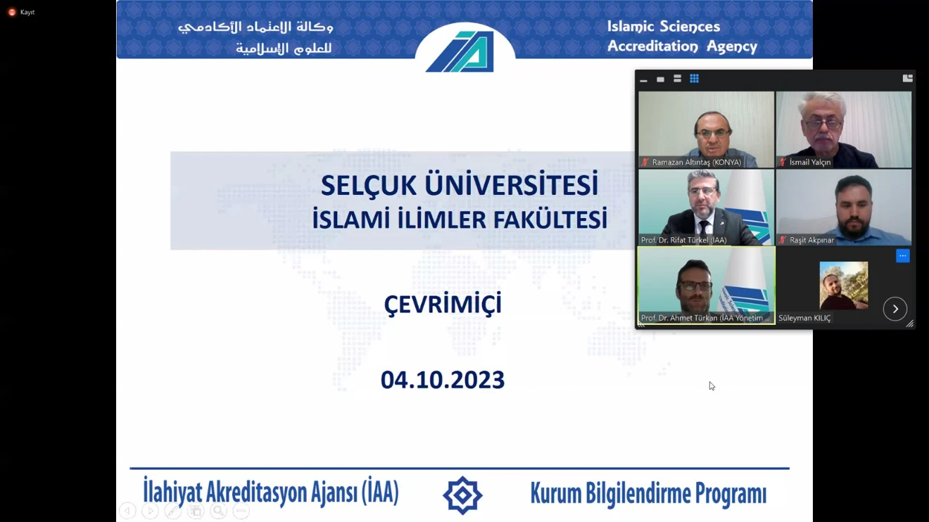 S.Ü İslami İlimler Fakültesi İlahiyat Akreditasyon Bilgilendirme Toplantısı Yapıldı